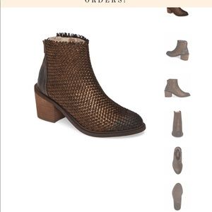 Band of Gypsies Metallic woven boots
